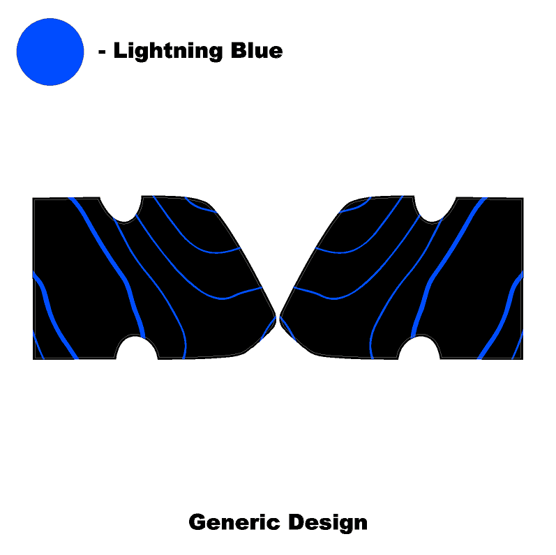 Interior Door Cup Protector Kit - 2021+ Bronco - Speedlogix