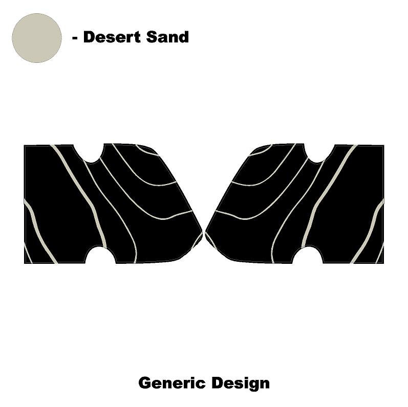 Interior Door Cup Protector Kit - 2021+ Bronco - Speedlogix