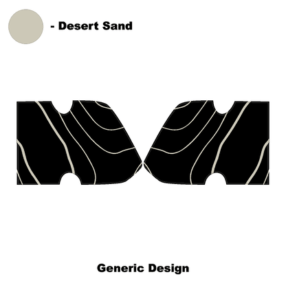 Interior Door Cup Protector Kit - 2021+ Bronco - Speedlogix