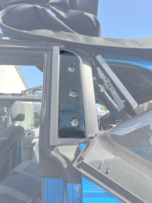 Interior Rear Pillar Inserts Fits 2022 - 2026 Ford Bronco - Speedlogix
