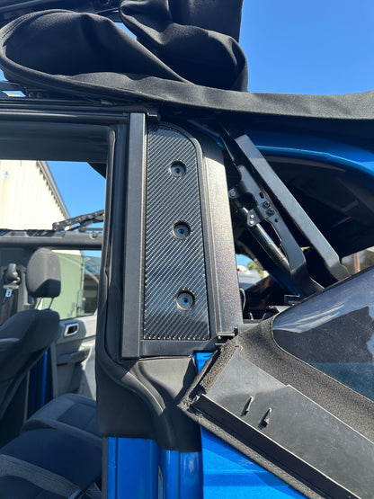 Interior Rear Pillar Inserts Fits 2022 - 2026 Ford Bronco - Speedlogix
