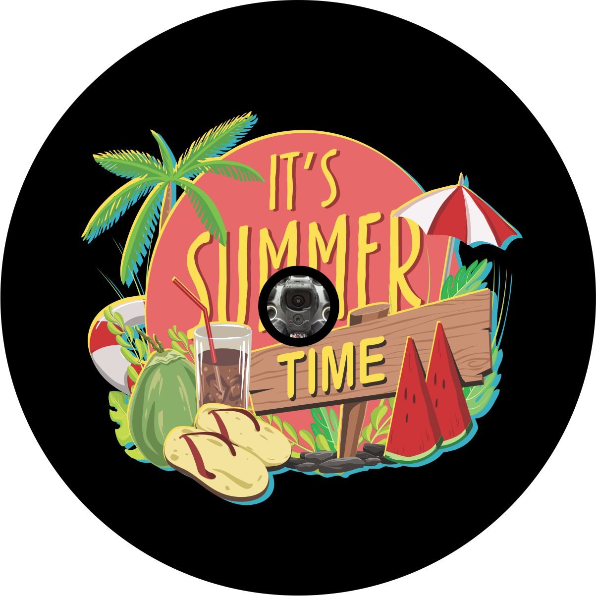 It's Summer Time Vibes Bronco Spare Tire Cover - Speedlogix