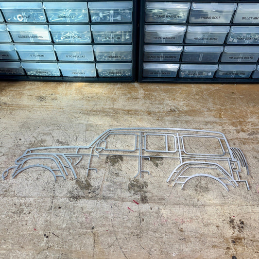 Jeep Aluminum Cut Out - Small - Speedlogix