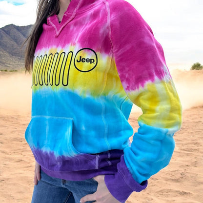 Jeep® Grille GADA Tie - Dye Hoodie - Speedlogix