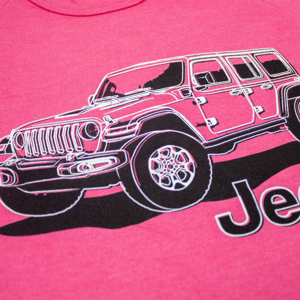 Jeep® Wrangler Line Art - French Terry Crewneck Sweatshirt - Speedlogix
