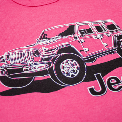 Jeep® Wrangler Line Art - French Terry Crewneck Sweatshirt - Speedlogix