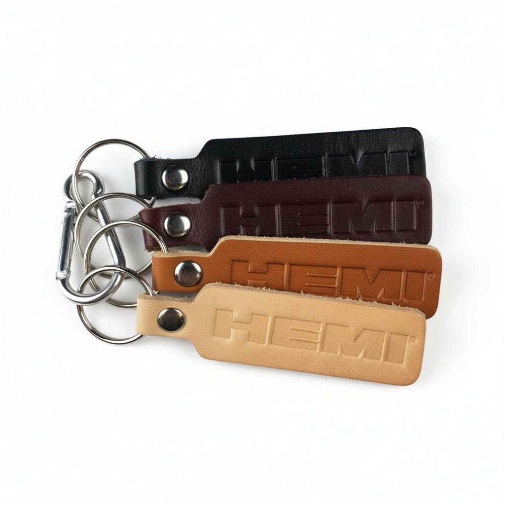Keychain - Dodge HEMI leather - Speedlogix
