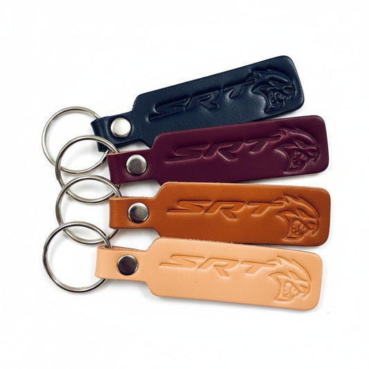 Keychain - Dodge SRT Hellcat Leather - Speedlogix