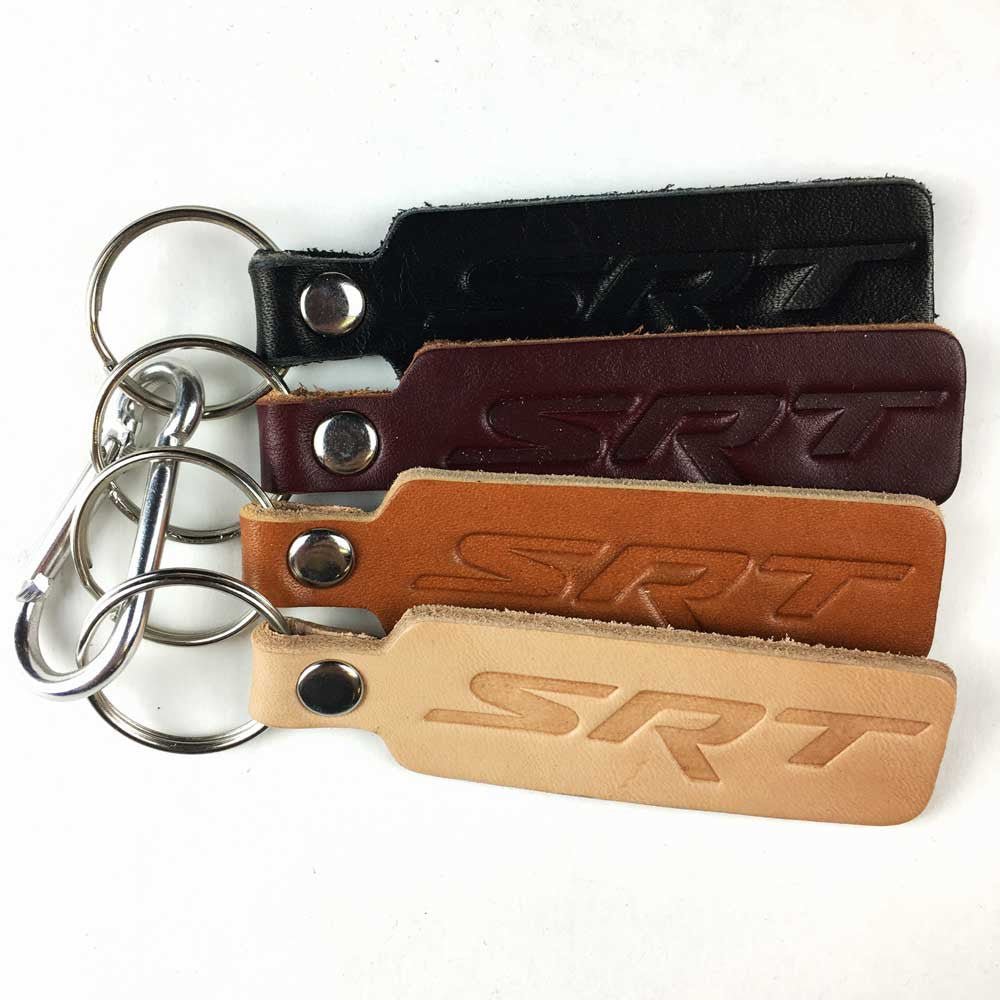 Keychain - Dodge SRT leather - Speedlogix