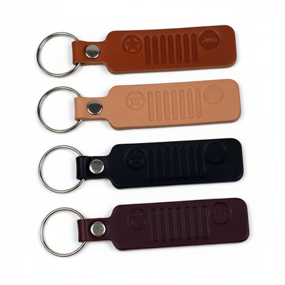 Keychain - Jeep Grille Leather - Speedlogix