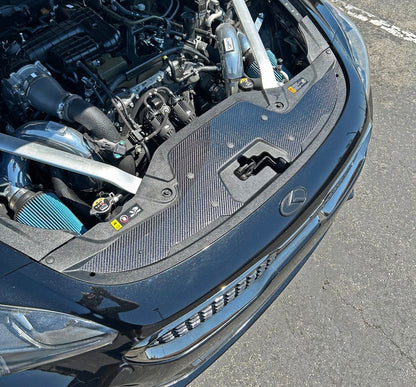 Kia Stinger (2018-2023) Carbon Fiber Radiator Cover Overlay