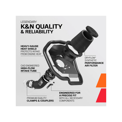K&N Blackhawk Cold Air Intake 2011 - 2023 Challenger/Charger 392/6.4L - Speedlogix