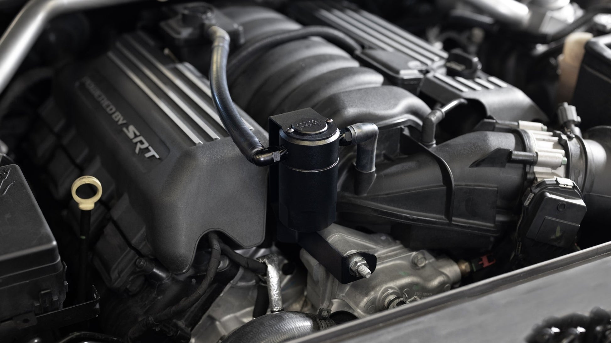 K&N Oil Catch Can 2011 - 2023 Challenger/Charger 6.4L - Speedlogix