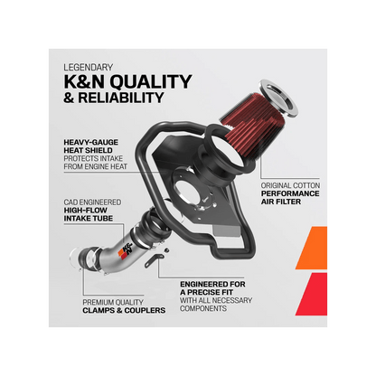 K&N Performance Air Intake System 2024 Mustang 5.0L - Speedlogix