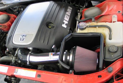 K&N Typhoon Polished Cold Air Intake 2005 - 2023 Challenger/Charger 5.7/6.1L - Speedlogix