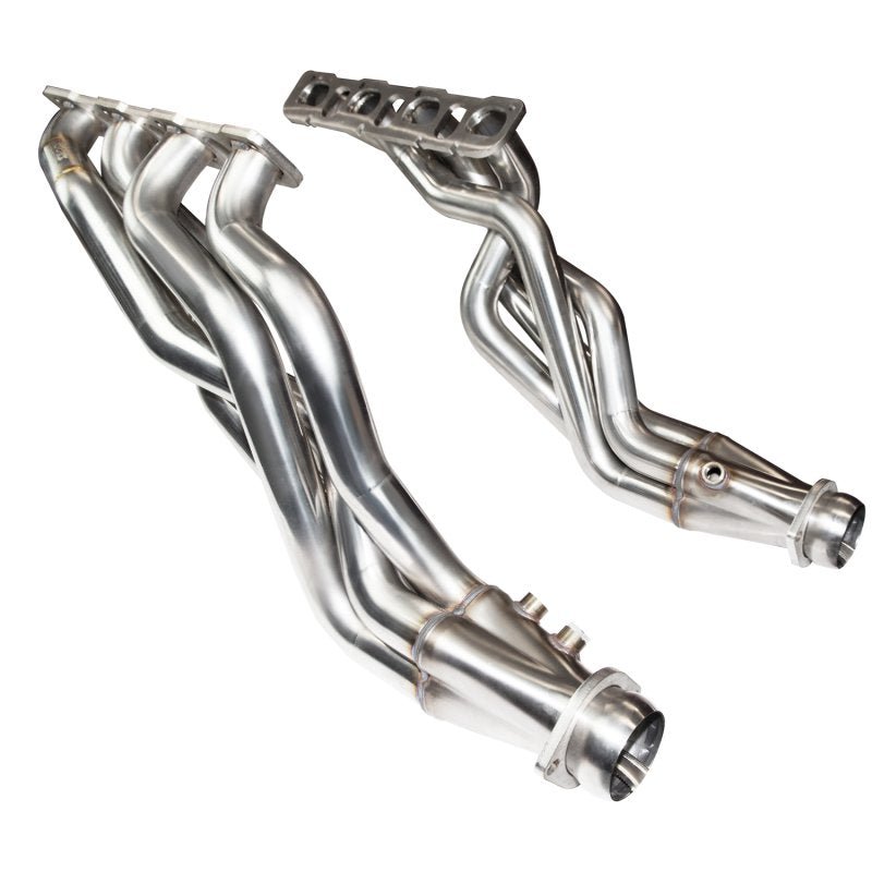 Kooks 2"x3" Long Tube Headers, Green Catted Mid - Pipes 2015 - 2023 Challenger/Charger 6.2L - Speedlogix