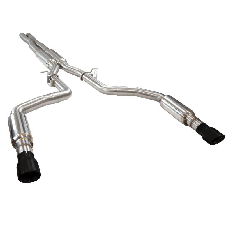 Kooks Cat - Back Exhaust, Black Tips 2015 - 2023 Charger 6.2L - Speedlogix
