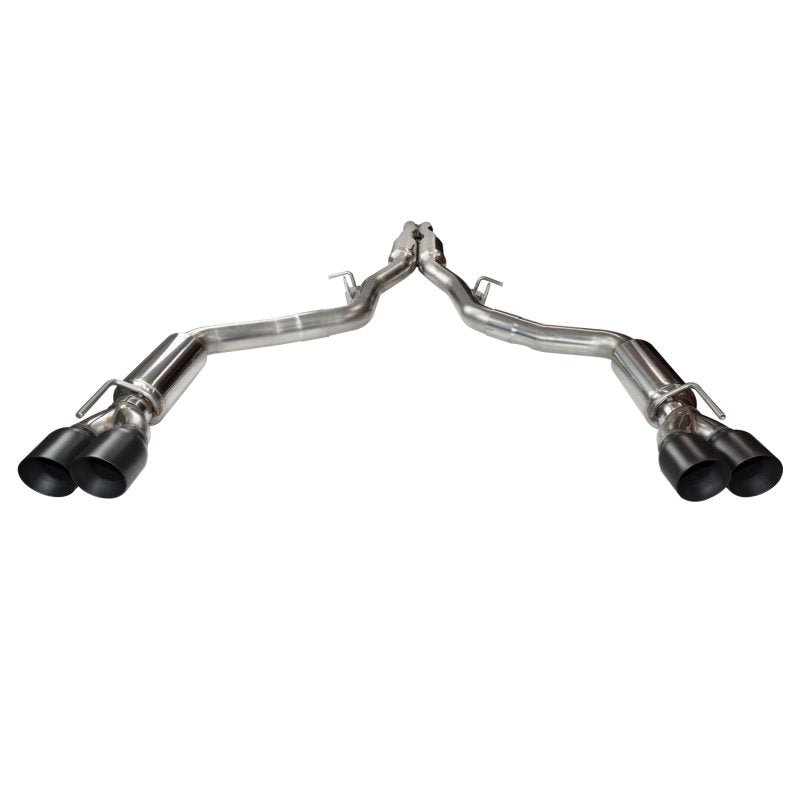 Kooks Competition Cat - Back Exhaust, Black Tips 2015 - 2023 Challenger 392/6.4L/6.2L - Speedlogix