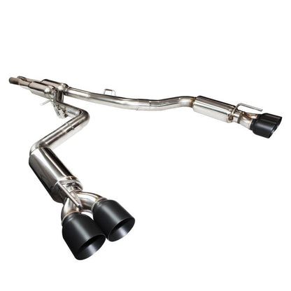 Kooks Competition Cat - Back Exhaust, Black Tips 2015 - 2023 Challenger 392/6.4L/6.2L - Speedlogix