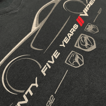 Ladies Dodge Viper 25 Years - Black - Speedlogix