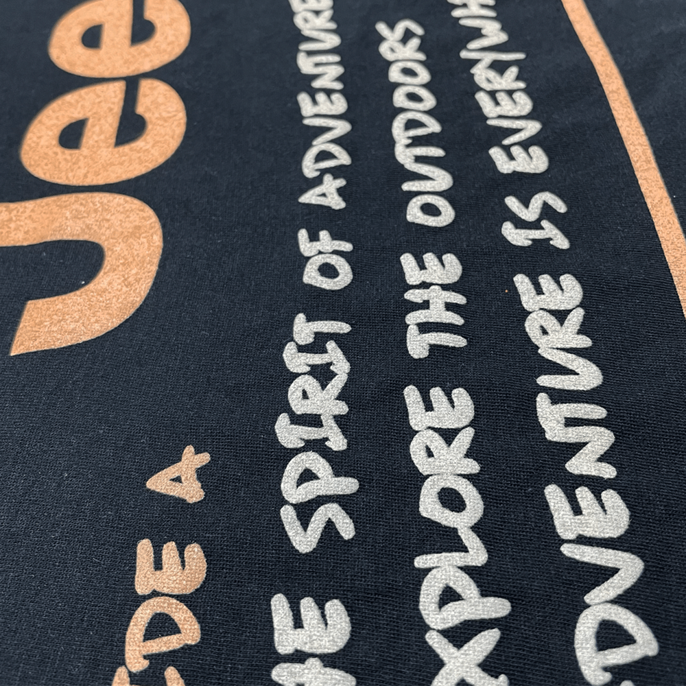 Ladies Jeep® Adventure Mixtape T-Shirt - Black - Speedlogix