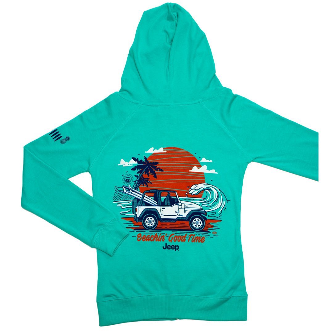Ladies Jeep® Beachin' Good Time Zip - Hoodie - FINAL SALE - Speedlogix