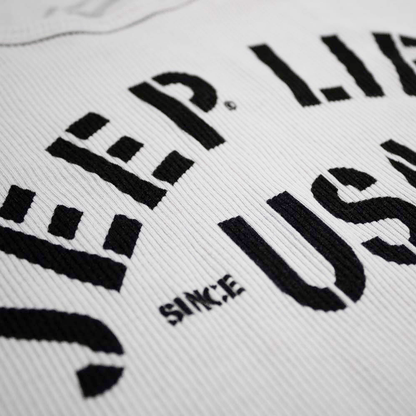 Ladies Jeep® Life Ribbed Tank Top - Blush - Speedlogix