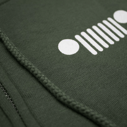 Ladies Jeep® Live Love Explore Zip - Hoodie - Olive Green - FINAL SALE - Speedlogix
