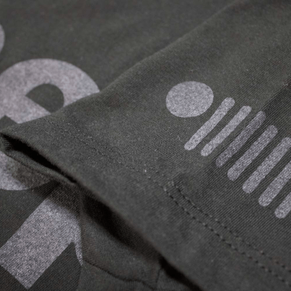 Ladies Jeep® Text Blackout T-Shirt - Black - Speedlogix