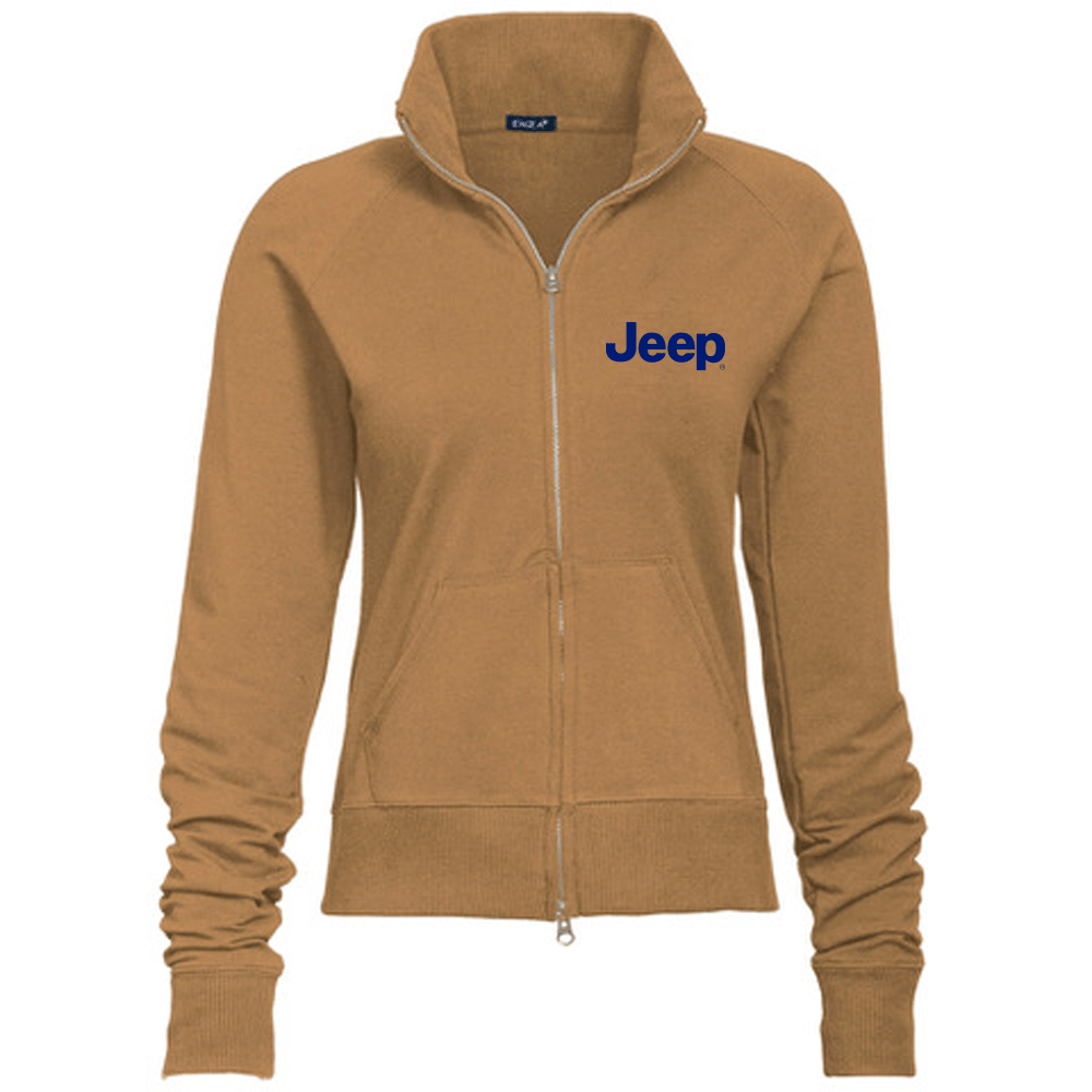 Ladies Jeep® Text Embroidered Fleece Jacket - Multiple Colors - FINAL SALE - Speedlogix