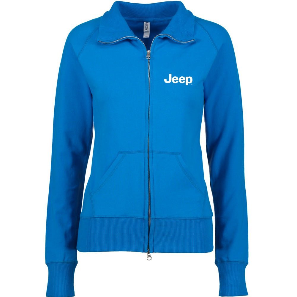Ladies Jeep® Text Embroidered Fleece Jacket - Multiple Colors - FINAL SALE - Speedlogix