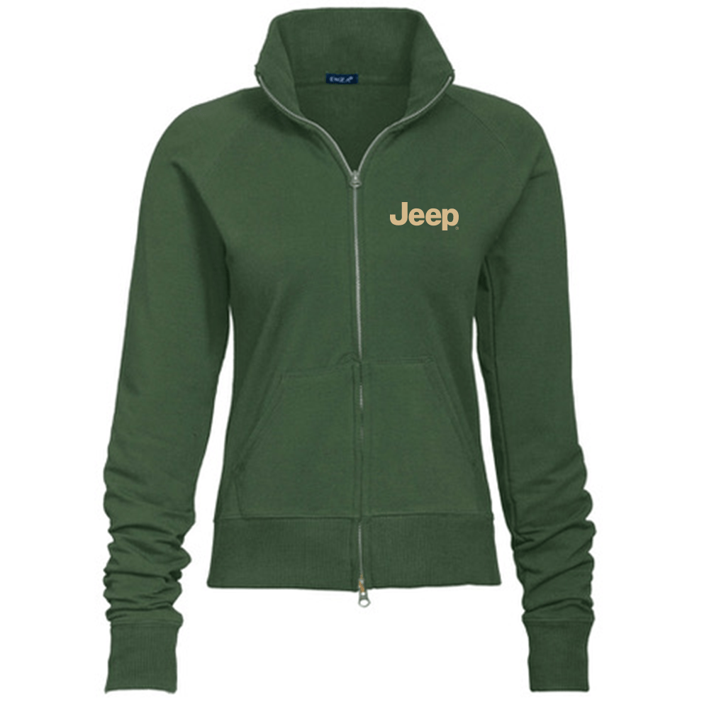 Ladies Jeep® Text Embroidered Fleece Jacket - Multiple Colors - FINAL SALE - Speedlogix