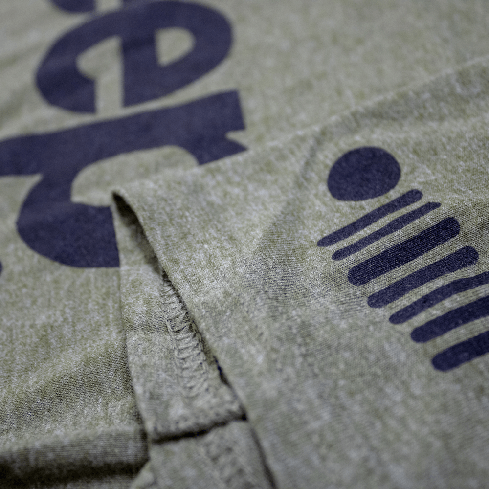 Ladies Jeep® Text V - neck - Military Green - Speedlogix