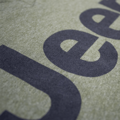 Ladies Jeep® Text V - neck - Military Green - Speedlogix