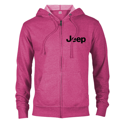 Ladies Jeep® Text Zip Hoodie - Speedlogix