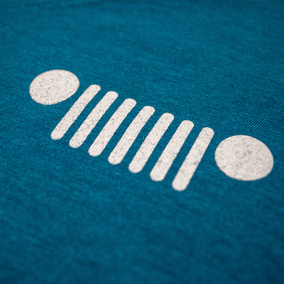 Ladies Jeep® V - neck Live Love Explore - Heather Teal - Speedlogix