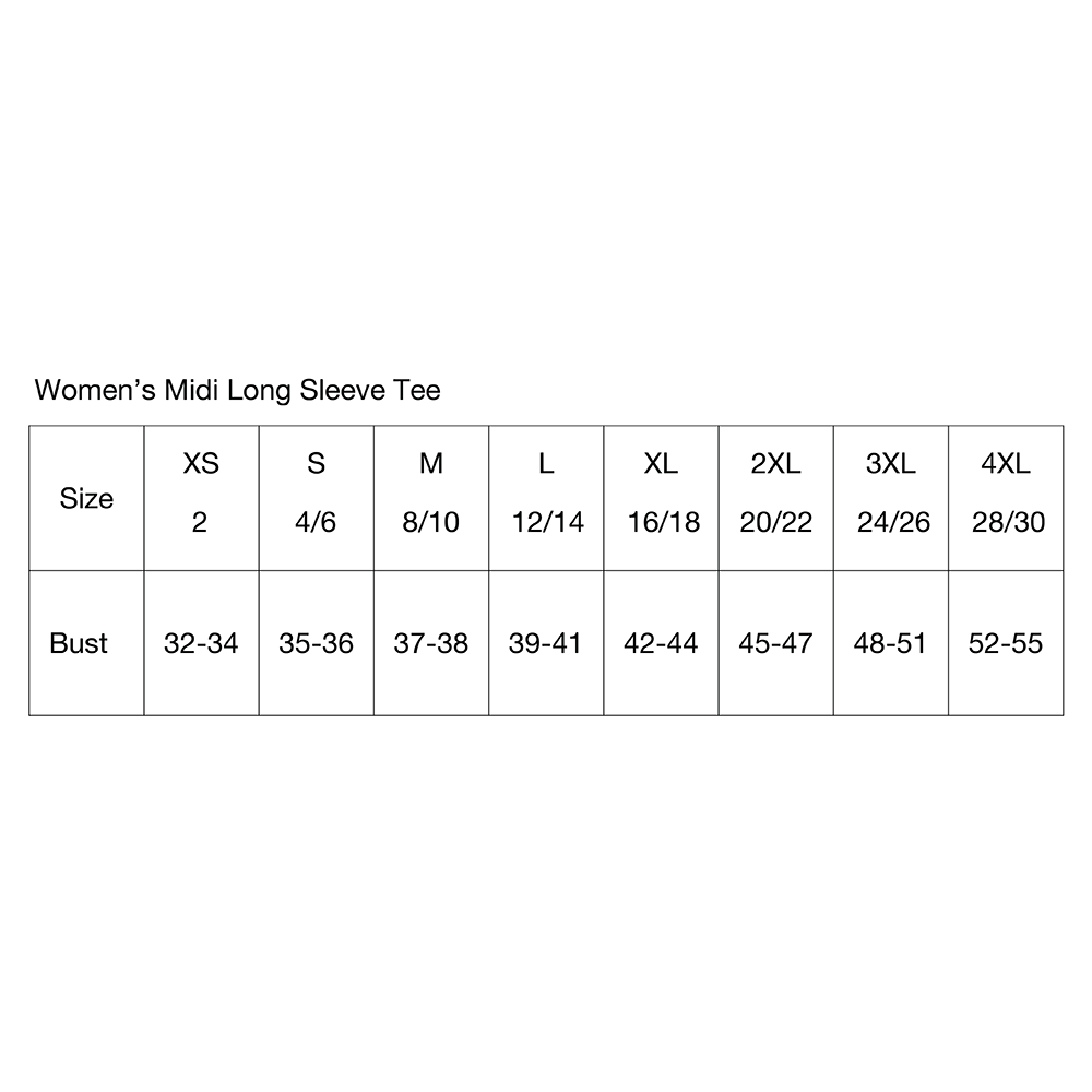 Ladies Midi Ford Bronco Circle Longsleeve - Flint Blue Heather - Speedlogix