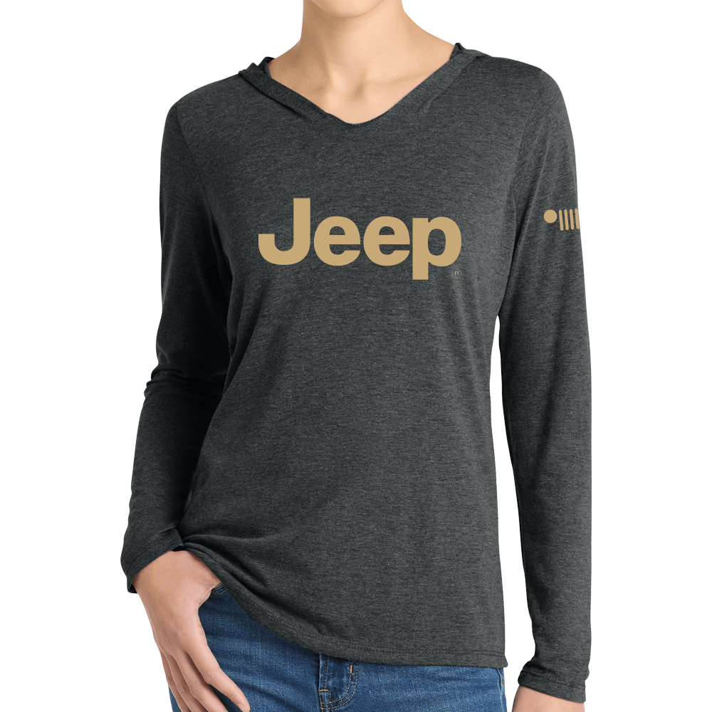 Ladies Triblend Hooded Pullover - Jeep® Text - Speedlogix