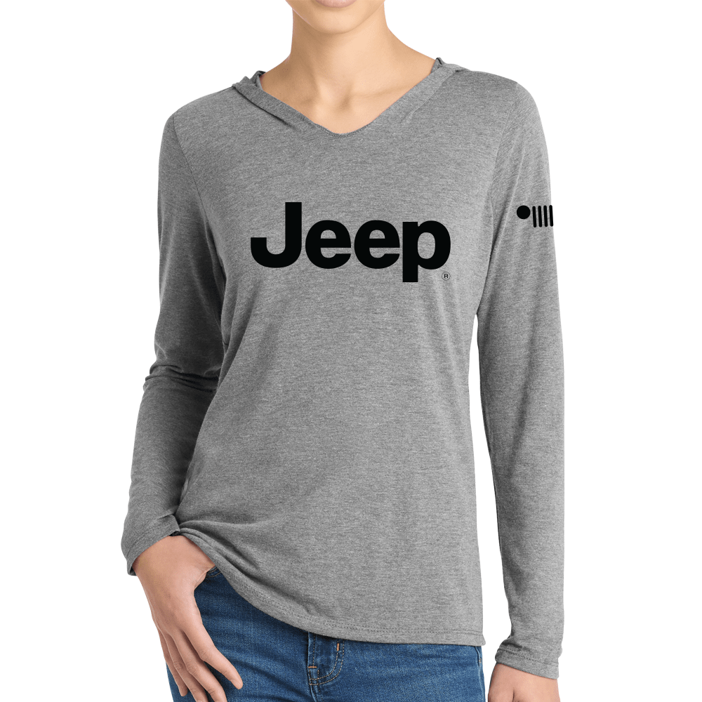 Ladies Triblend Hooded Pullover - Jeep® Text - Speedlogix