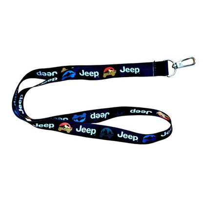 Lanyard - Jeep Elements Black - Speedlogix