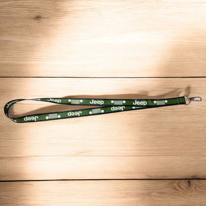 Lanyard - Jeep Green with Black Boarder - Speedlogix