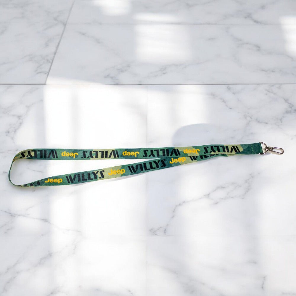 Lanyard - Jeep Willys Green Camo - Speedlogix