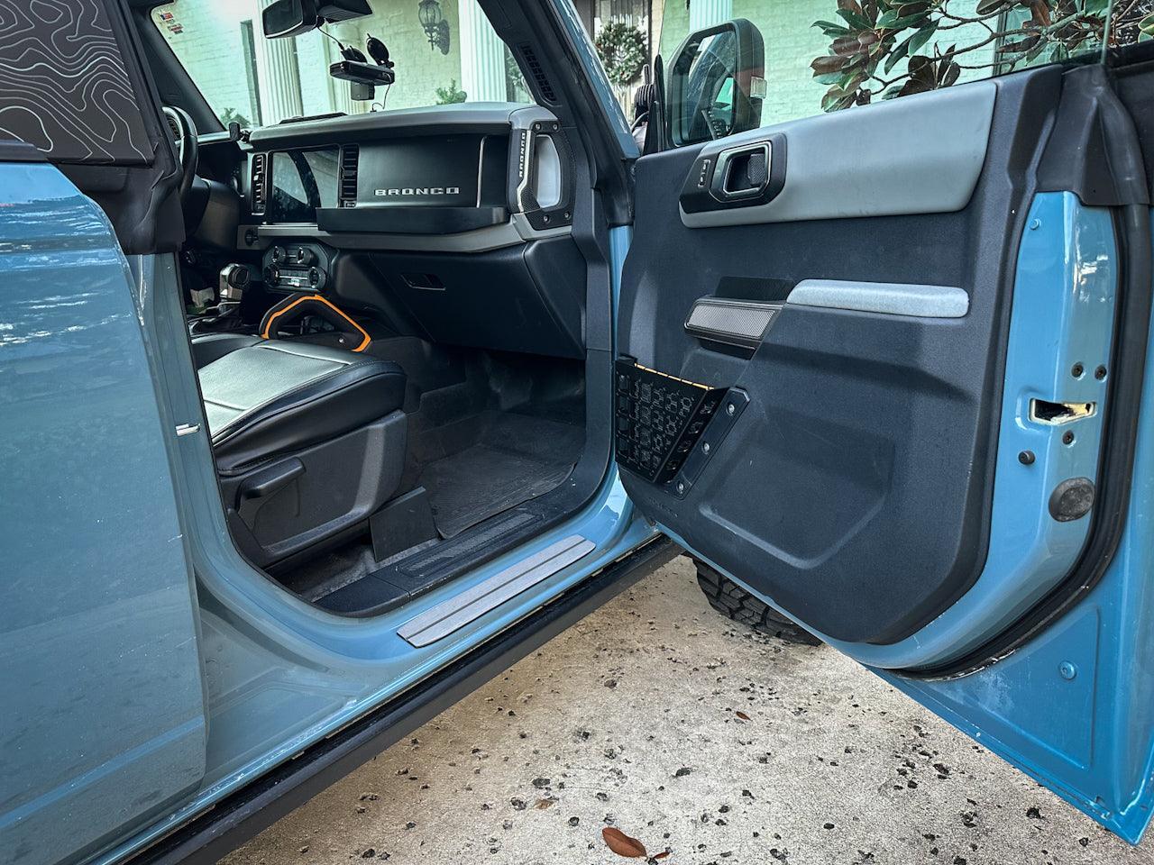 Laser Series Door Sills (Marine EVA Foam) - 2021+ Bronco 2 Door and 4 Door - Speedlogix