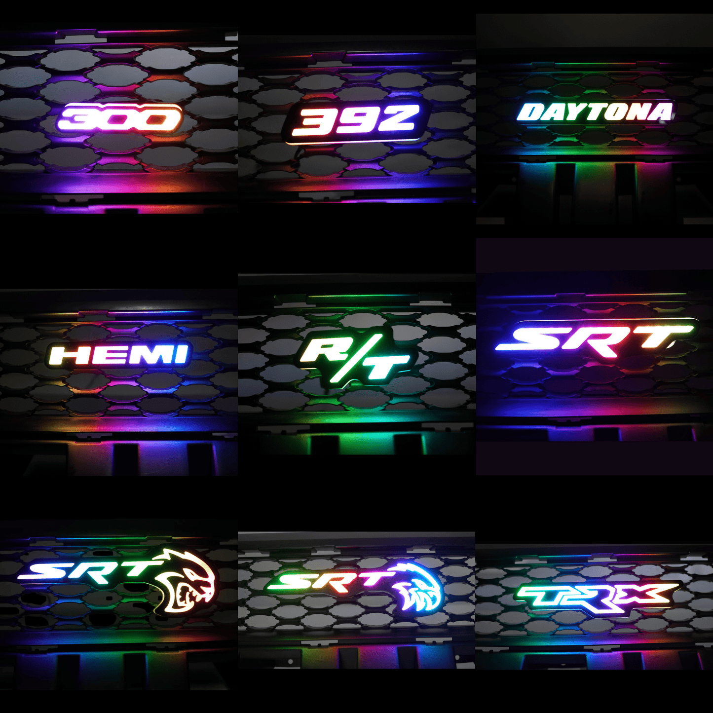 LED Badges: Multicolor (Mopar vehicles) - Speedlogix