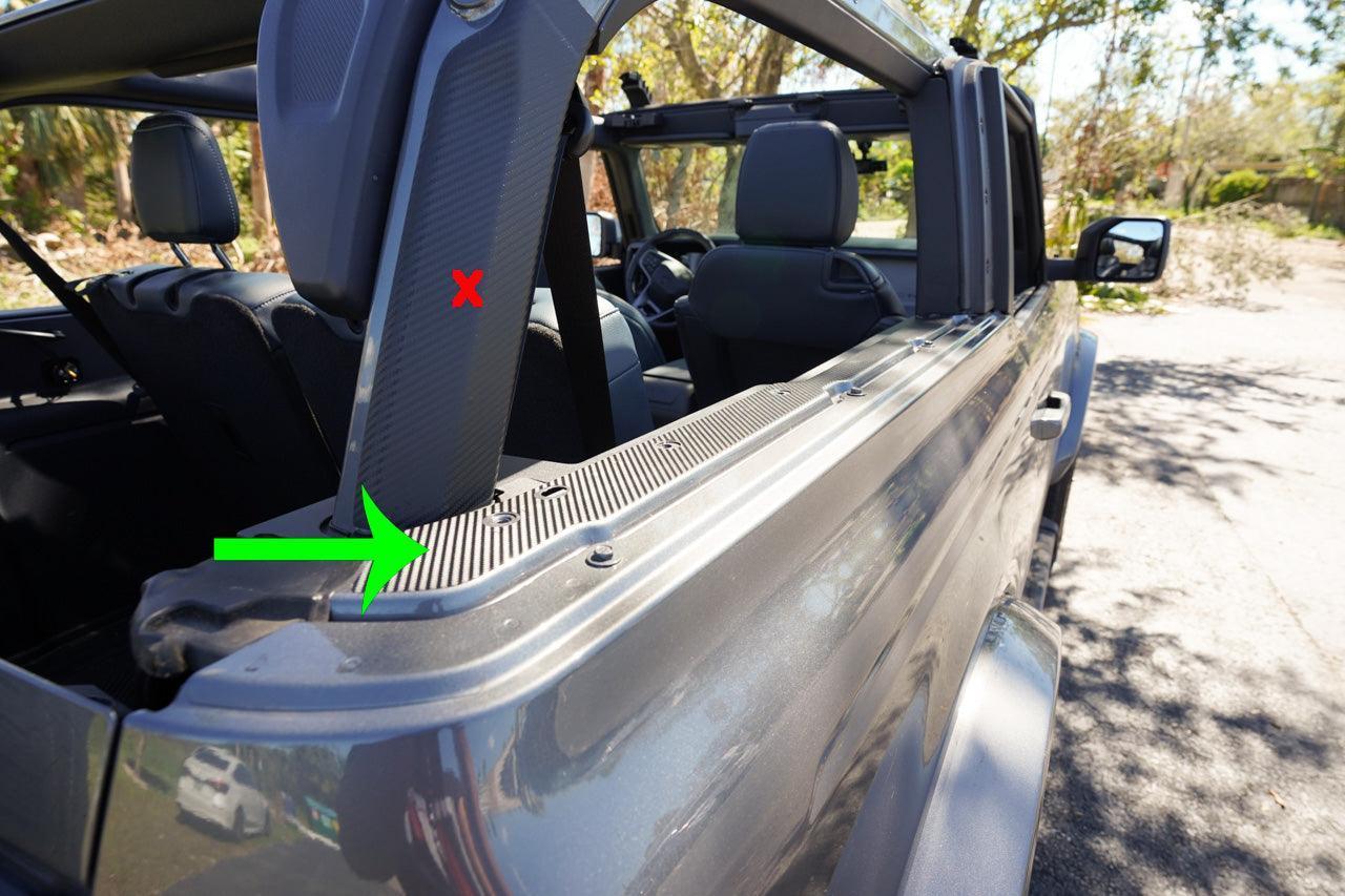 Ledge Protection - 2021+ Bronco 2/4 Door - Speedlogix