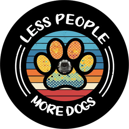 Less People More Dogs Bronco Spare Tire Cover - Speedlogix