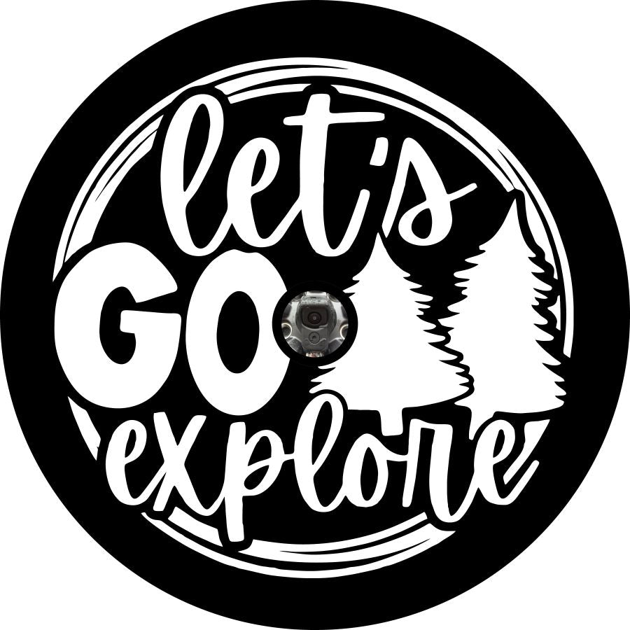 Let's Go Explore Bronco Spare Tire Cover - Speedlogix
