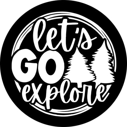 Let's Go Explore Bronco Spare Tire Cover - Speedlogix