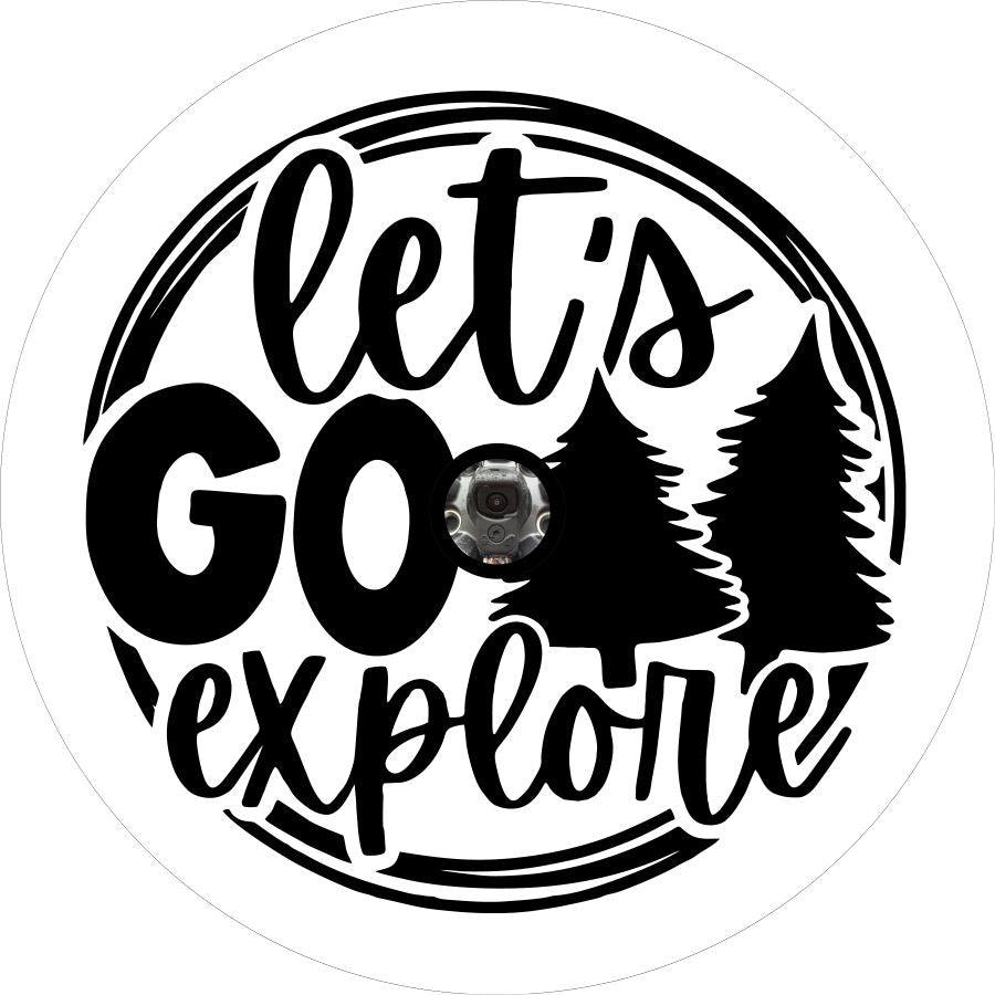 Let's Go Explore Bronco Spare Tire Cover - Speedlogix