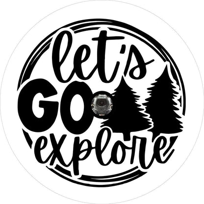 Let's Go Explore Bronco Spare Tire Cover - Speedlogix